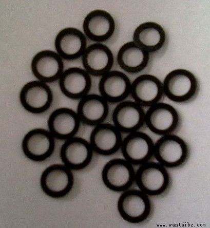 15x9 黑色橡胶垫圈厚度1mm产品供应，黑色橡胶垫圈厂家
